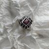 Серебряное кольцо с натуральным гранатом 5.492ct, вес изделия 5,68 гр (2181378)