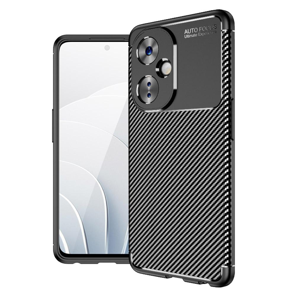 For OnePlus Nord CE 3 Lite 5G/Nord N30 5G Carbon Fiber Texture Case Soft TPU Drop Protection Phone Cover
