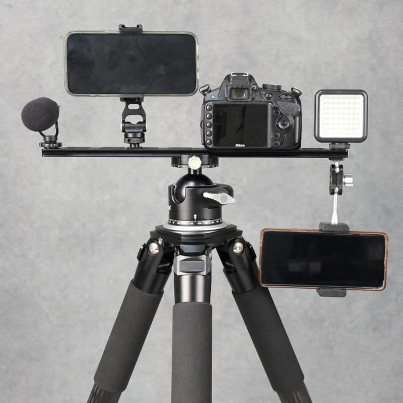 Heavy Duty Photography Lightweight Aluminum Long Arm Quick Release Plate Suitable For Tripod Ballhead 38mm Clamp Adapter