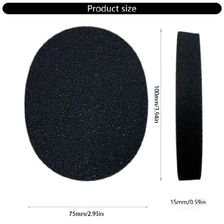 Soft Over Ear Pad Replacements For X4A H6A Headphones Enhances Seal Comfort Fit Ear Cushions