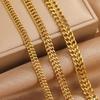 8mm Breite Edelstahl Kubanische Kette 6,5mm Breite Großhandelskette Handgefertigte Kette DIY Halskettenherstellung