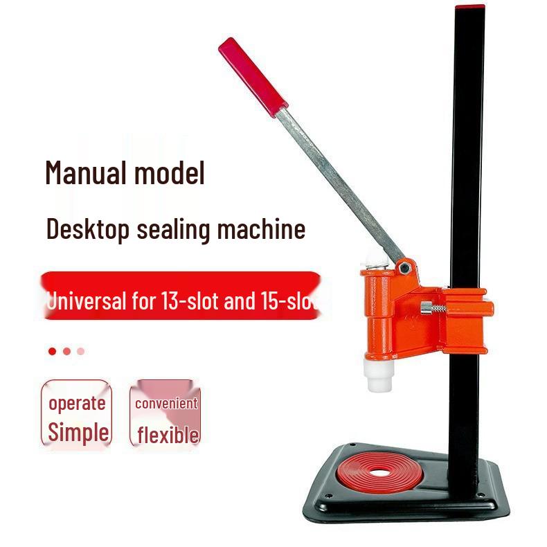 Perfume Bottle Sleeve & Card Slot Pressing Machine – Manual Sealing (13mm/15mm) 30x30x60 mm
