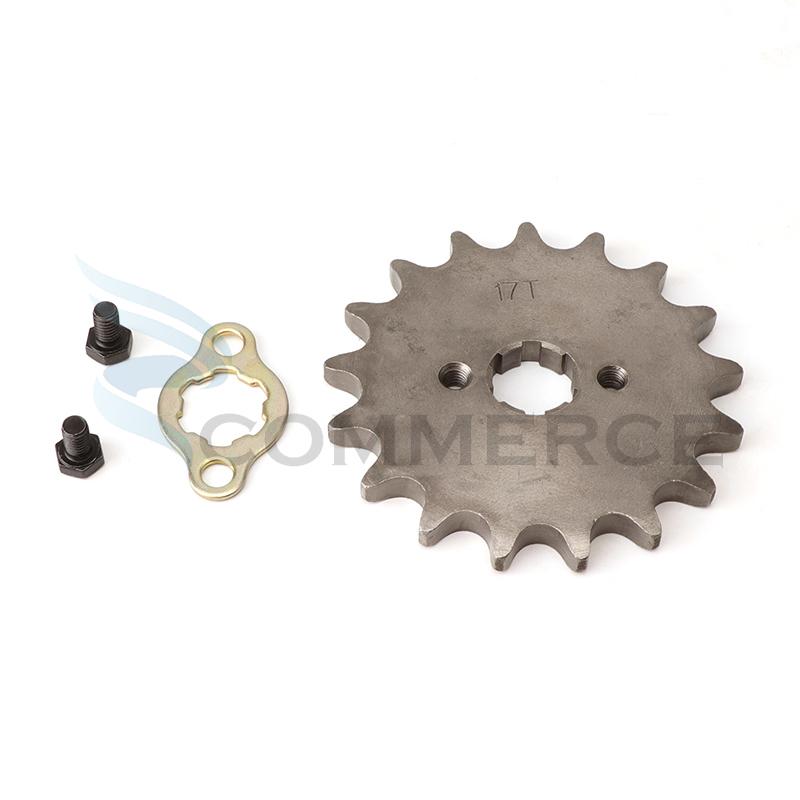 530# 20mm Front Engine Sprocket for Dirt Bike Sprocket 10 11 12 13 14 15 16 17 18 19 20 21 Teeth ATV Quad Buggy Motorcycle