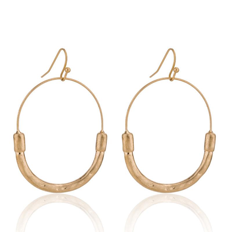 

Earrings Geometric Stylish For Women Chic Alloy Modern Fashion Accessories золотой