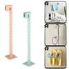Universal Adjustable Towel Storage Bracket Slippers Rack Adhesive Shower Head Holder Hair Dryer Hanger Rack Bathroom Organization