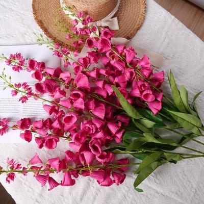 New Long Stem Artificial Lily Valley Silk Long Branches Fake Flower Decorative Artificial Faux Plants Floral Arrangement