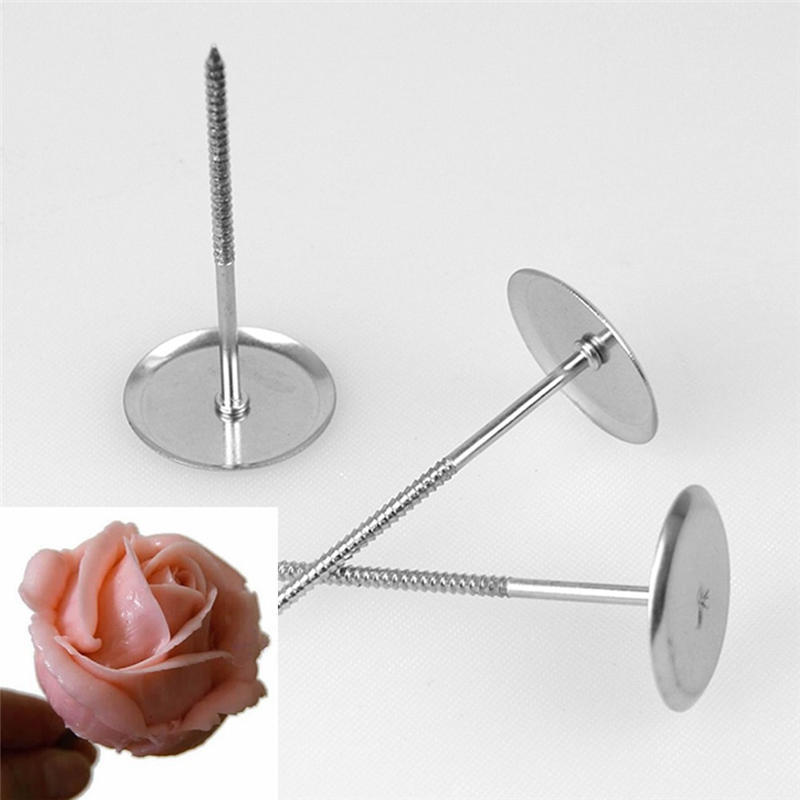 1pc/1set Pastry Nozzles For Cream Icing Piping Nozzles Cake Decoration Tips Eclairs Puff Rose Cake Nozzles Tips Confectionery