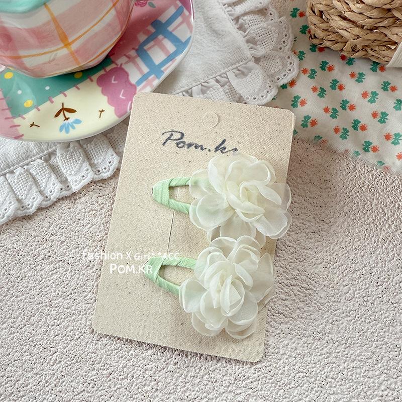 Sneeuw Sneeuw Haarkaart Nieuwe kinderhaarclip Elsa Prinses Haaraccessoires Meisjes zijclip Kleine meisjesclip