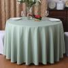 White Polyester Round Tablecloth For Home Banquet Wedding Events Solid Color Circular Table Cover Elegant Table Linen For Dining Room Celebration