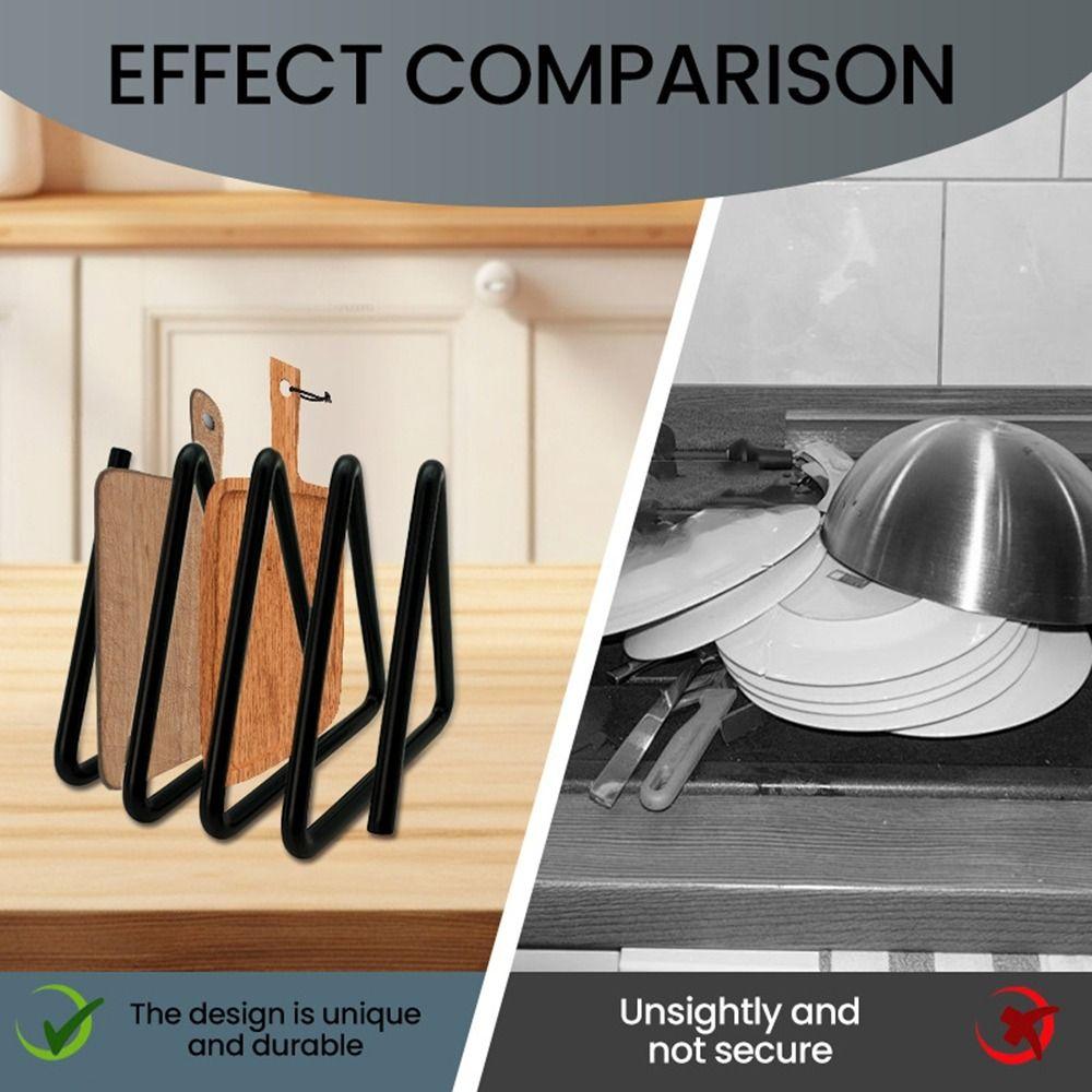 Anti-rust Cooking Pallet Triangle Rack Wear-resistant Triangle Frying Pan Rack  Dorm