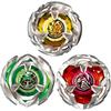 Takara Tomy Beyblade X BX-08 3-on-3 Deck Set with Battle Tops and Launchers