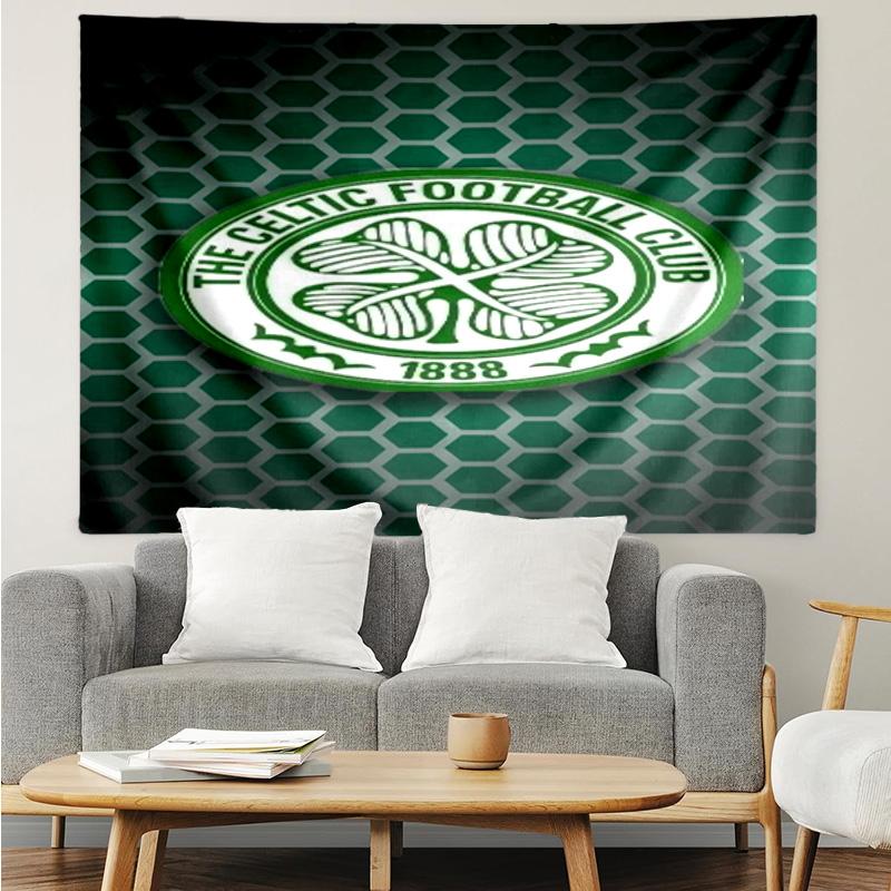 Celtic Football Club Crest Tapestry Hanging for Bedroom,Livingroom, Playroom,Decor Art Room Wall Tapestry Holiday and Birthday Gifts
