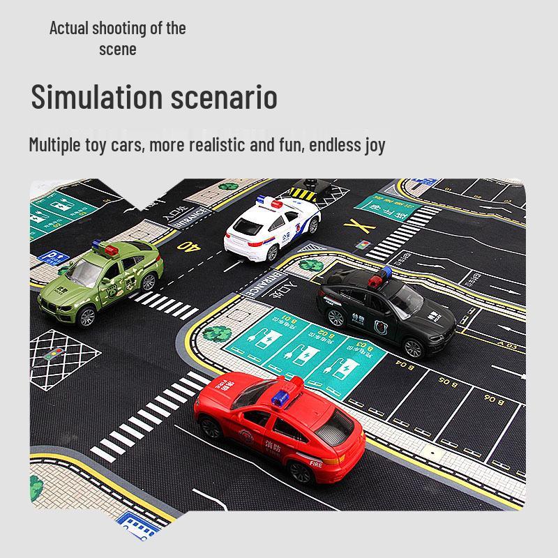 Inertial Toy Cars for Boys: Night Market Simulation & Claw Machine Gifts