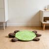 Yousheng Turtle Shape Pet Mat Plush Cute Pet Bed Mat Double-Sided Floor Cleaning Pad Machine Washable Reusable Mat for Floor Sofa Chair Crate