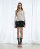 Leijeumiya Arin Silky Slim Top [Ivory]