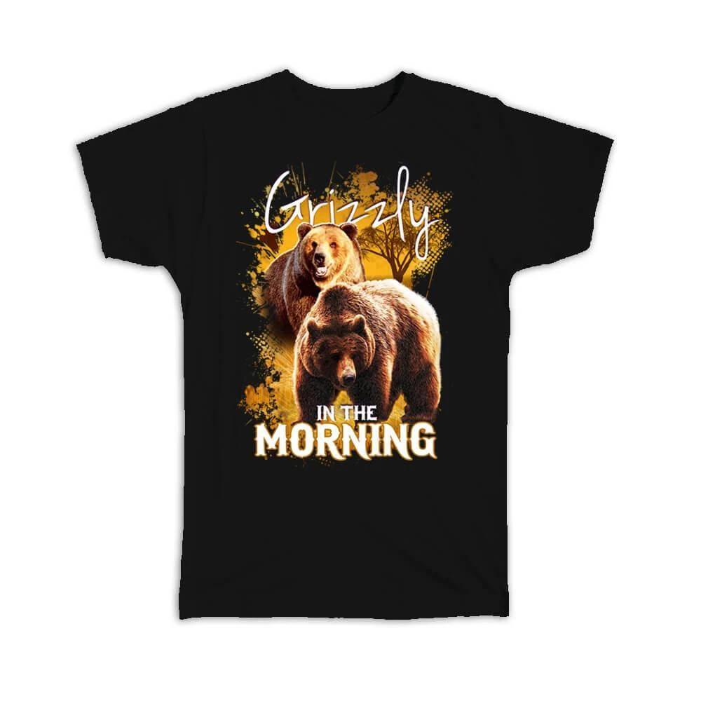 Gift T-Shirt : Bear Nature Wild Animals Wildlife Fauna Safari Species S