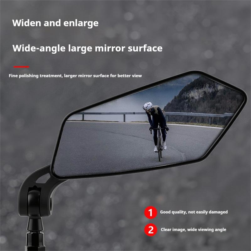 2PCS 360 Rotating Bicycle Mirror Wide Range Adjustable for Bicycle Electric Reflec Reflector Retrovisor Moto For Bycicle