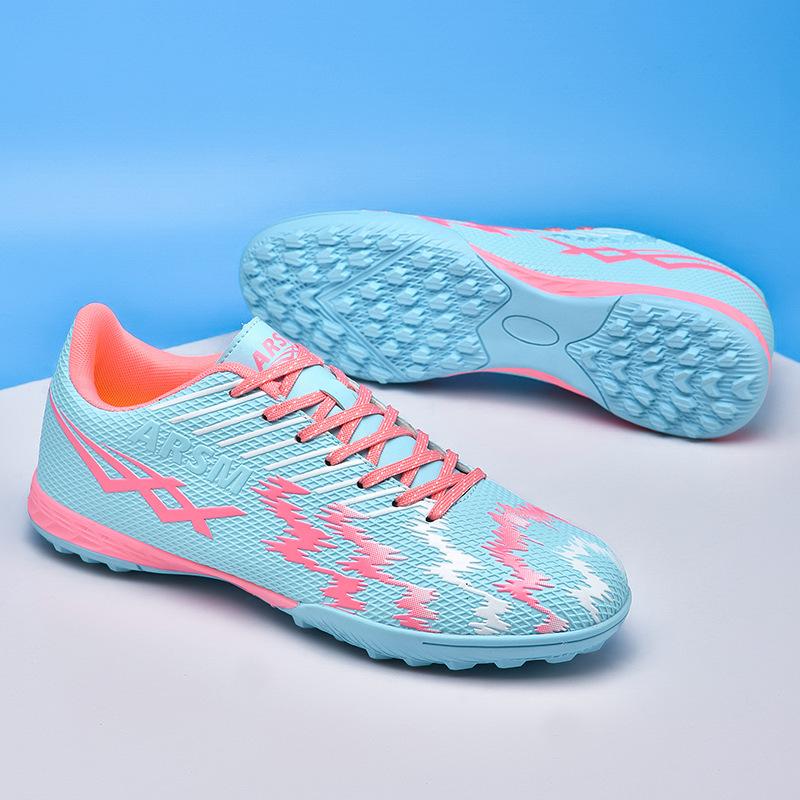 Foreign trade new outdoor low-top sports football shoes men's and women's students' artificial grass broken nail training shoes