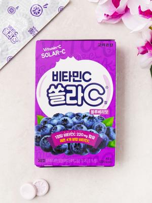 Sola C Blueberry Flavor Vitamin C Chewable Tablets (30 Count)