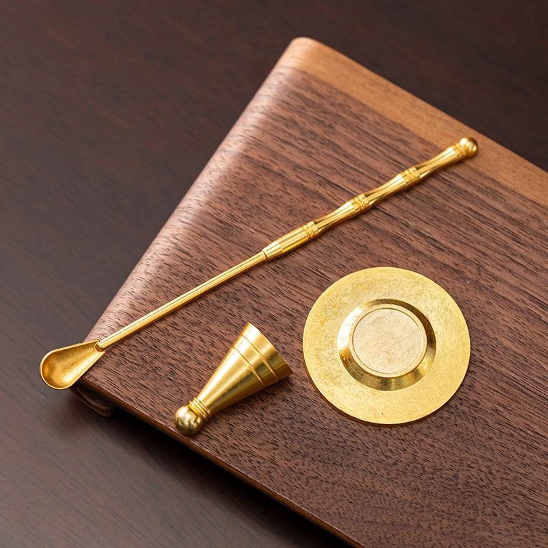 Chinesischer Messing-Reinkupfer-Räucherstäbchenhalter DIY Räucherkegel Retro Antiker Stil für Meditation Wohnzimmer Aromatherapie