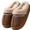 Plush Slippers for Autumn and Winter, Thick Soled Outdoor Cotton Slippers for Warmth At Home, Thickened Plush Thick Soled for Warmth