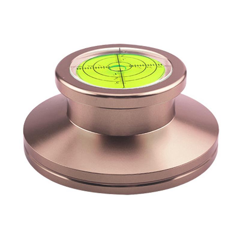 1Pcs LP Recording Stabilizer Universal Vinyl Record Turntable Aluminum Player With Level Bubble Stabilizer Clamp Alloy Weight