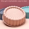 Silicone 8 Inch Charlotte Round Cake Pan Strawberry Cheesecake Brownie Bread Form Maker Baking Cake Mold Tray Pie Flan Bread Pan