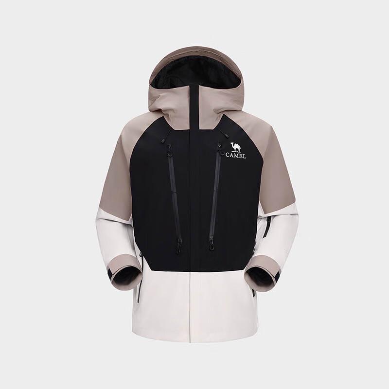 Men's Camel Goose Down 3-in-1 Winter Jacket