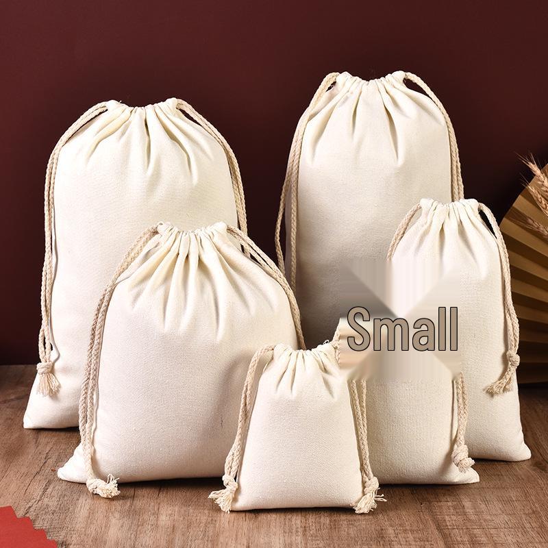Borsa in Tela con Coulisse Disponibile per Farina, Riso, Polveri o Regali