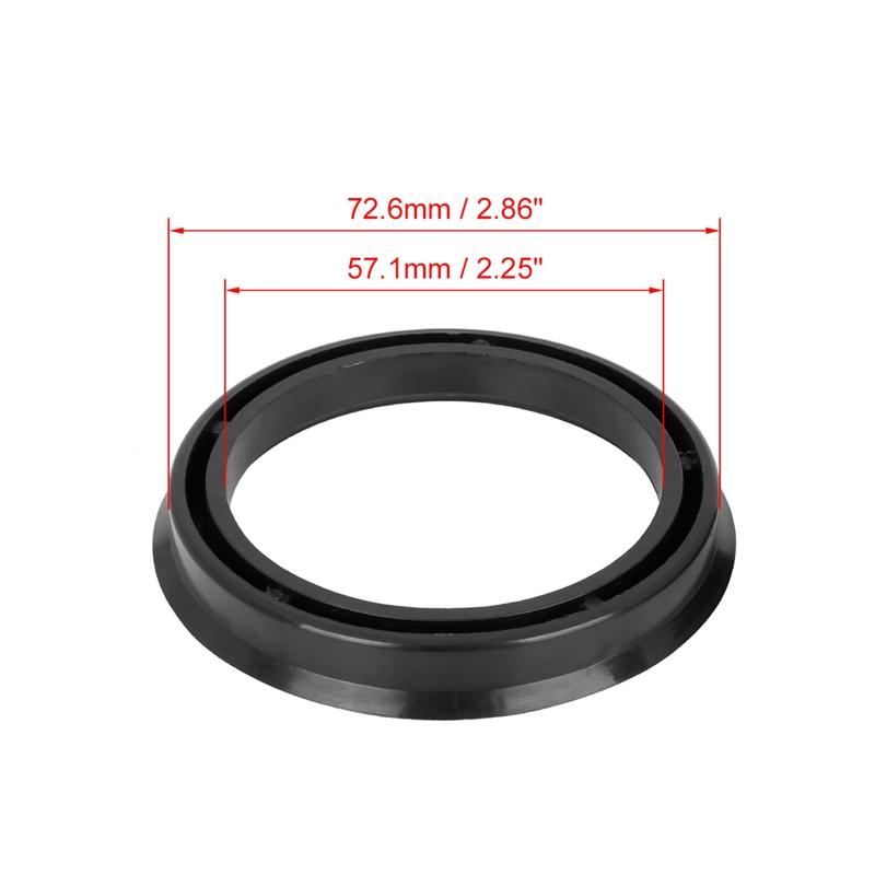 UXCELL 4pcs 67.1mm To 60.1mm 72.6mm To 57.1mm 66.6mm To 57.1mm Car Hub Centric Rings Wheel Bore Center Spacer Hub Rings