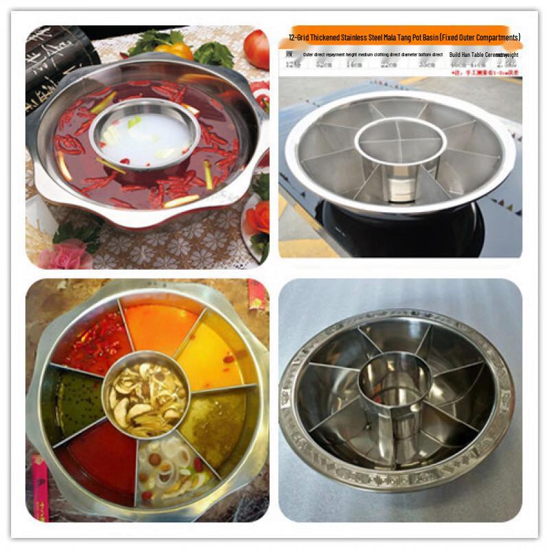 Stainless Steel Divided Hot Pot
