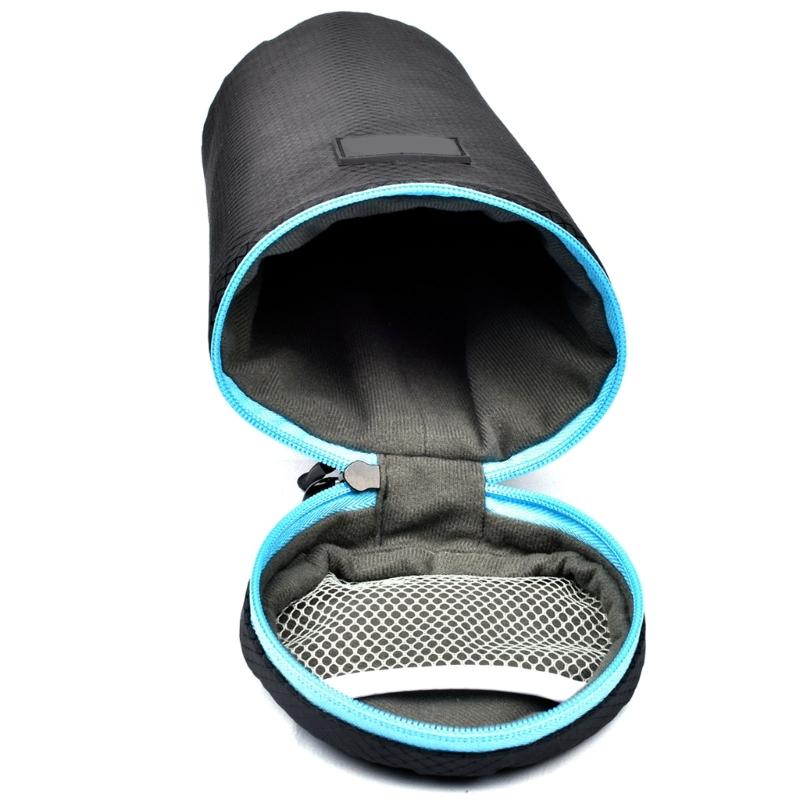 Camera Lens Pouch for Case Univeral for Telephoto Zoom Lens Zipper Bag Nylon Thickened Lens Protective Bag