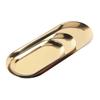 ZISIZ Gold Stainless Steel Storage Tray