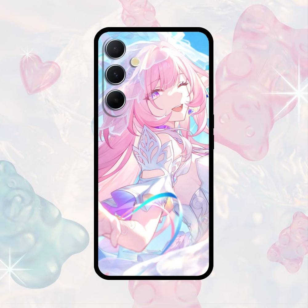 AAA Cute Girl Cyrene Phone Case For Samsung S25,S24,S21,S22,S23,S30,Ultra,S20,Plus,Fe,Note,10,9,5G Black Cover