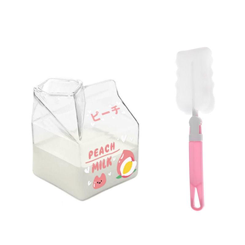 

Новинка, полпинты, сливки, молоко, милая картонная стеклянная чашка, стеклянная чашка для кофе, чашка для сока, уникальный дизайн, поделки ручной работы 380ml