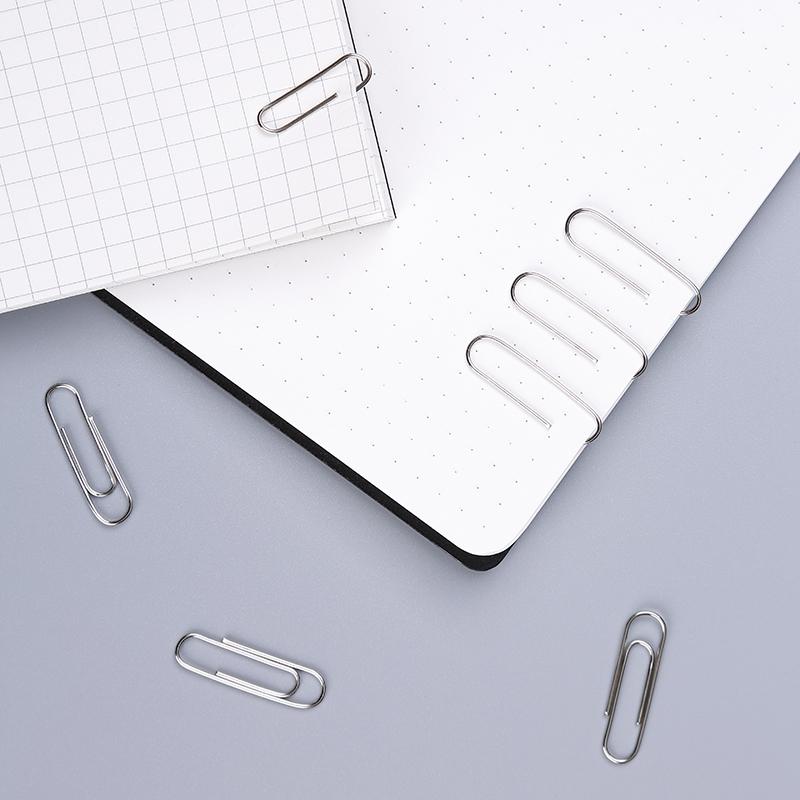 200pcs/box Paper Clips Durable and Rustproof Metal Paperclips for Home School Office Document Organizing Supplies