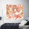 Anime Cardcaptor Sakura Cutecore Tapestry Wall Hanging Blanket Tapestry Home Decor Items Wall Decorations
