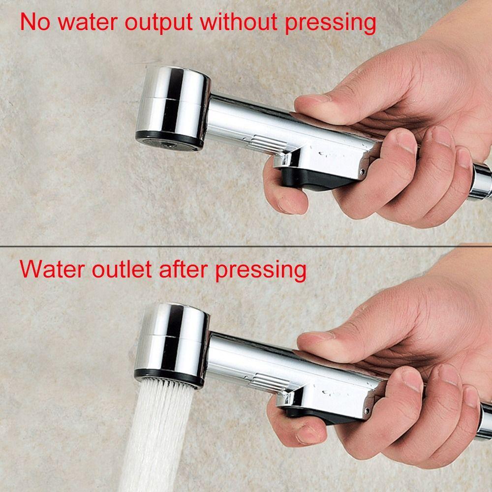 Steel Bathroom Hose Shower Head Muslim Shattaf Sprayer Kit Handheld Hose Spray Toilet Douche Bidet