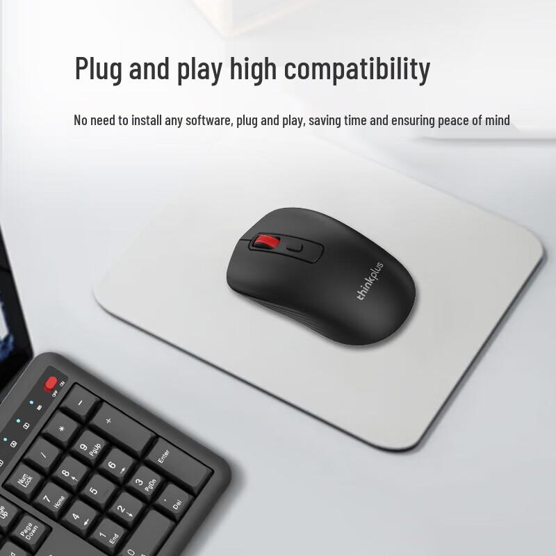 Lenovo ThinkPlus KM125 Pro Wireless Keyboard Mouse Combo