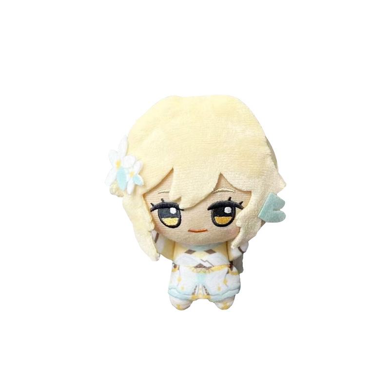 20 Styles 10CM Impact Tartaglia Zhong Li Kokomi Eula Raiden Shogun Peluche Pendentif Jouet Poupée Mini Porte-clés Sac à dos conçu pour Cadeau
