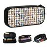 Cute Japanese Manga One Pieces Pencil Cases for Girls Boys Large Capacity Anime Pirates Skull Pencil Box School Accessories