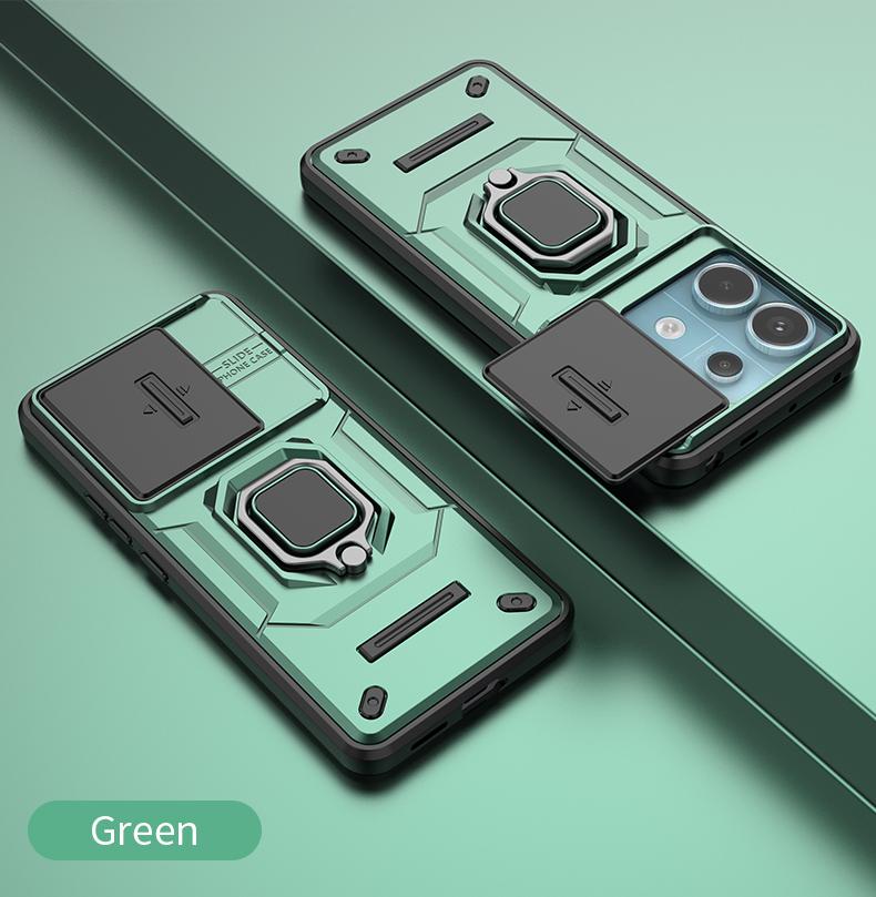 Shockproof Case For Xiaomi Redmi Note 12 13 Pro 12S 13C POCO X5 F5 F6 X6 M6 Pro C65 C75 Phone Cover Slide Lens Camera Back Coque