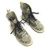 Dr.Martens CASHLIN 8-Hole Short Boots Gray Floral Size 4 (22.523.0cm)(USED)