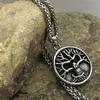 Nordic Viking Pendant Skull Tree of Life Element Stainless Steel Men's Pendant