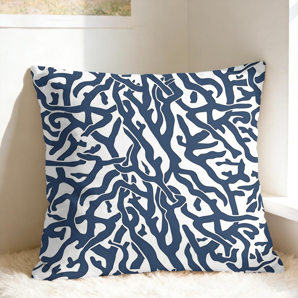 Coral Pillowcases Funny Pillow Case For Living Room Bed Chair Comfy Pillow Cover