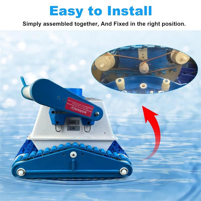 2Pcs A3302Pk Pool Cleaner Robot Belt For Aquabot Pool Cleaner Robot 3302 Aquabot Parts Drive Belts 80 Teeth Drive Belt