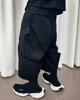 ANDEND Vintage Bag Boots Cargo Shorts_Black