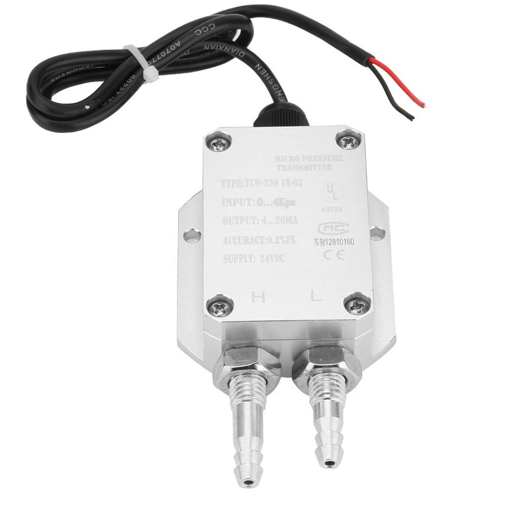 4 20mA Pressure Difference Transmitter Micro Pressure Differential Sensor(0 4Kpa)