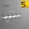 Stainless Steel Wall Hook Rack Heavy Load No Drill Self Adhesive For Bathroom Kitchen Entryway