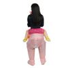 Easter Bunny Inflatable Costume Cute Festive Blow Up Riding Rabbit for Boys Girls Birthday Gifts 80‑120cm/31.5‑47.2in